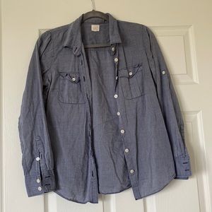 Gently used small J.Crew button up